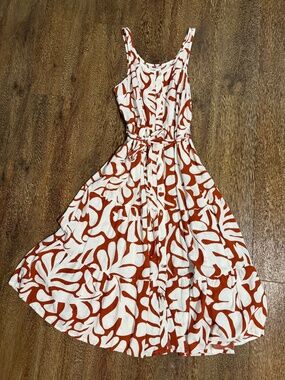 Women's Sonoma Medium Tiered Button Front Scoopneck Midi Tank Dress
